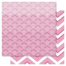RUBY ROCK IT- Pink Fusion Double-Sided Cardstock - Doily