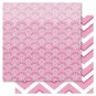 RUBY ROCK IT- Pink Fusion Double-Sided Cardstock - Doily