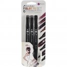 Prima Palette Mixed Media Markers Set - jet black