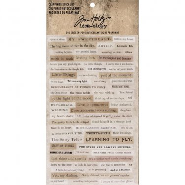 Tim Holtz - Clipping Stickers