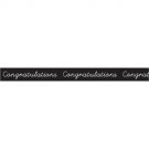 American Crafts dollar adhesive ribbon congratulations - 368792