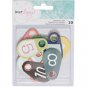 Dear Lizzy Saturday Chipboard 10/pk