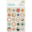 American Crafts - Shimelle Go Now Go Wooden Buttons