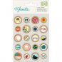 American Crafts - Shimelle Go Now Go Wooden Buttons