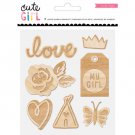 Crate Paper - cute girl Collection - layered wood veneer