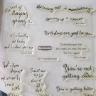 Close to My Heart (CTMH) D1111 Card Sentiments