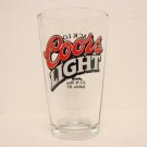 COORS LIGHT Pint Glass - Out Back Lounge - Buffalo, WY