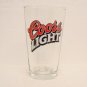 COORS LIGHT Pint Glass - Best Western Crossroads Inn - Buffalo, WY