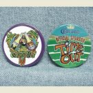 2 CORONA Beer Pinbacks - CoronaVal & Time Out - 2-1/2"