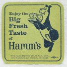 HAMM'S BEER Coaster Mat - Theo. Hamm Brewing - 4 cities