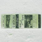 FRENCHY'S BAR and CAFE Match Folder - Wolf Creek, MT - Front strike
