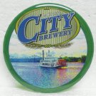 CITY BREWERY Pin - LaCrosse, WI - Metal - 3" - Round