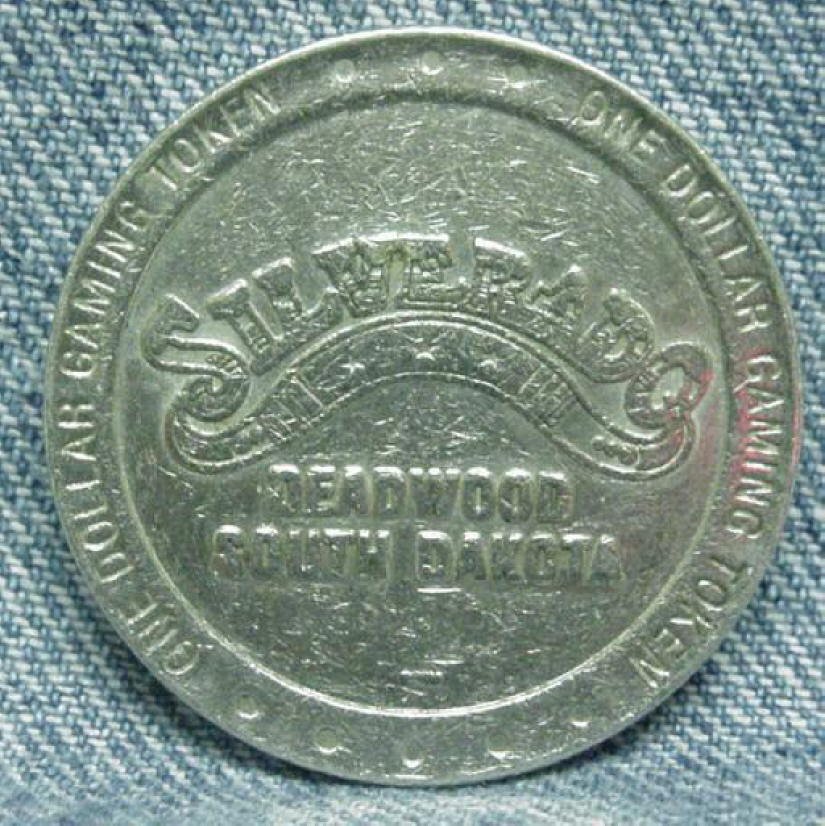 SILVERADO Casino 1 Gaming Slot Token Deadwood, SD