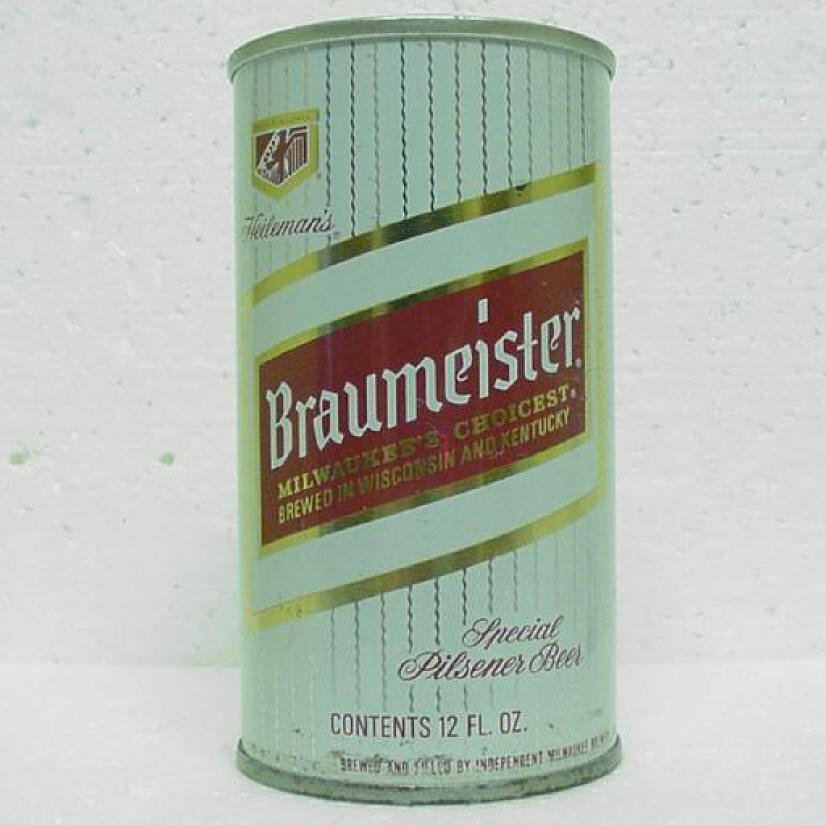 BRAUMEISTER BEER Can - Independent Milwaukee Brewery Sheboygan, WI ...