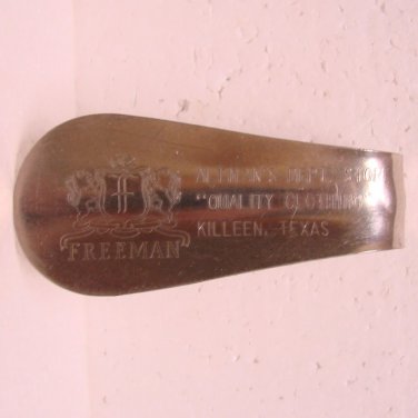 ALTMAN'S DEPT. STORE Shoe Horn - Kileen, TX - Metal - FREEMAN