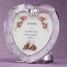 Heart Shaped Plaque Candle Holder For Grandma Glass Tealights