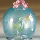 Crystal Hummingbird Ball Glass