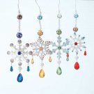 Jeweled Snowflake Ornaments Set Of 4