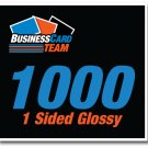 1000 Glossy Business Cards (1 sided)