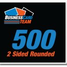 500 Rounded Business Cards (2 sided)