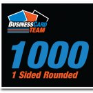 1000 Rounded Business Cards (1 sided)