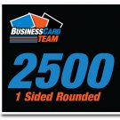 2500 Rounded Business Cards (1 sided)