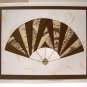 All-Occasion Handcrafted Greeting Card Oriental Fan Antique Bronze