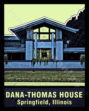 Dana-Thomas House in Springfield, Illinois
