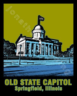 Old State Capitol in Springfield, Illinois