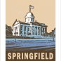 11"x14" - Springfield Old State Capitol