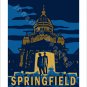 11"x14" - Springfield State Capitol at Night