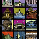 18"x24" - Lincoln Sites in Springfield, Illinois