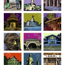 18"x24" White Border - Lincoln Sites in Springfield, Illinois