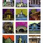 18"x24" White Border - Lincoln Sites in Springfield, Illinois