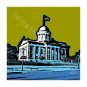 16"x16" White Border - Old State Capitol in Springfield, Illinois