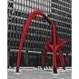11"x14" - Flamingo in Chicago