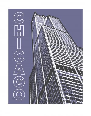 11"x14" - Willis Tower in Chicago