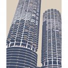 11"x14" - Marina City in Chicago