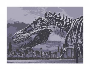 11"x14" - Sue Over Chicago