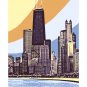 11"x14" - John Hancock Building and Skyline