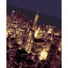 11"x14" - Chicago Skyline at Night