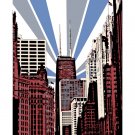 11"x14" - Looking Down Michigan Avenue