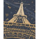 16"x20" - Paris with Map