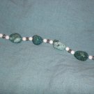 Tumbled river rock bracelet hand made one of a kind