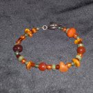 semi precious stones bracelet hand made ooak