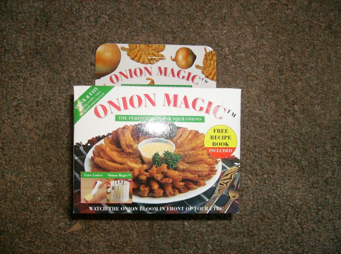 Onion Blossom Maker w/free recipe book