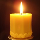 Beautiful Hexagon with lovely heart flower bees - pure beeswax
