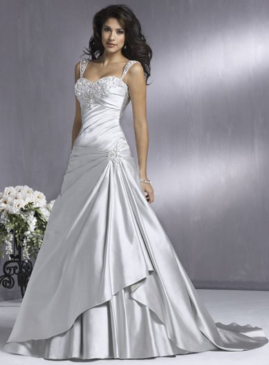 Free Shipping!custom-made wedding dress/evening dress