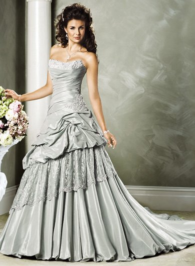 Free Shipping!custom-made wedding dress/evening dress