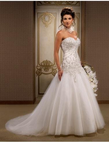 Free Shipping!custom-made wedding dress/evening dress